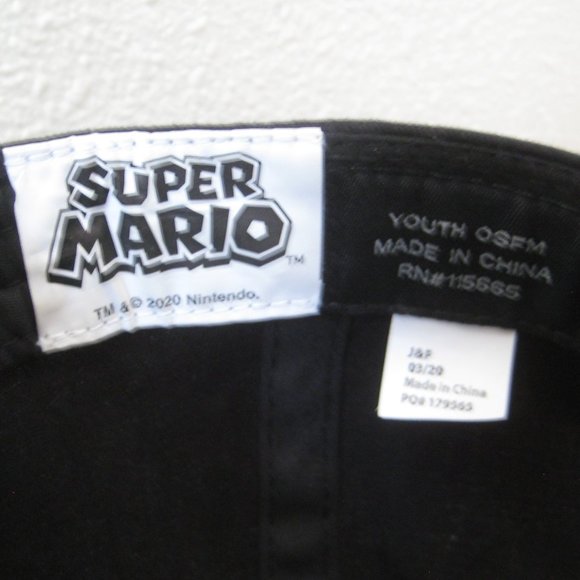 Nintendo Super Mario Embroidered Character Group Adjustable Snapback Cap Hat - Picture 9 of 12
